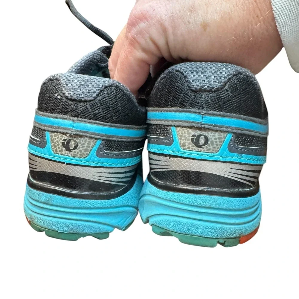 Pearl Izumi EM Road M3 Shoes Mens Size 8.5 Gray Blue Orange‎ Running Sneakers